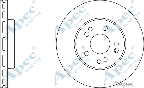 APEC BRAKING Jarrulevy DSK936